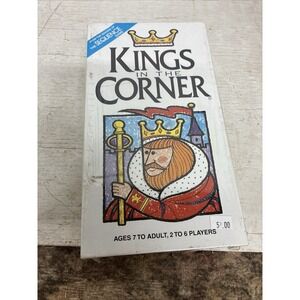 Kings in the Corner  Vintage Card Game Great for All Ages! Jax  1996 2-6 Players